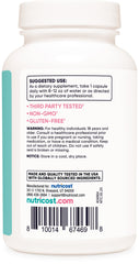 GMP-compliant, FDA-registered Nutricost manufacturing facility badge