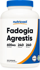 Nutricost Fadogia Agrestis bottle front view for athletic support
