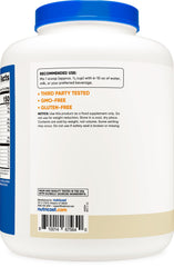 Nutricost Grass-Fed Whey Protein Isolate Vanilla shaker ready for post-workout drinks