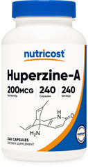 Nutricost Huperzine A bottle for daily focus support.