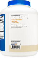Nutricost Isolate Whey Vanilla shake in glass ready post-workout