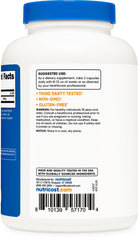 Nutricost L-Lysine serving setup with two capsules per serving