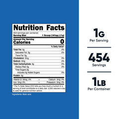 Nutricost Malic Acid Powder with included scoop enables precise measuring.
