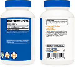 Nutricost NAC manufacturing facility badge signaling strict quality standards.