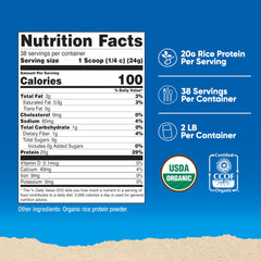 Nutricost Rice Protein Powder in shaker shows easy smooth blending.