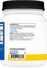 Nutricost Pineapple BCAA tub front illustrating flavor and serving count