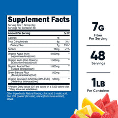 Nutricost Prebiotic Fiber fruit punch serving ready to mix in drinks