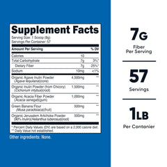 Nutricost Prebiotic Fiber scoop shows precise serving for consistent mixing.