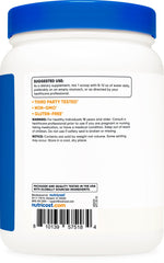 Nutricost Pure GABA 500G gluten-free label on packaging