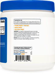 Nutricost Sodium Ascorbate Powder added to a smoothie for easy blending.