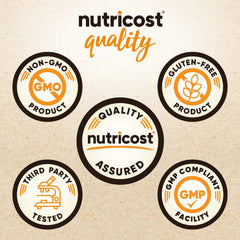 Nutricost Spirulina serving scoop demonstrates convenient daily portion.