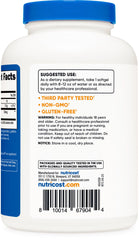 Nutricost Ubiquinol Softgels ISO/NSF quality seal on packaging