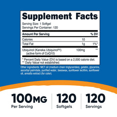 Nutricost ubiquinol softgels pour illustrates convenient dosing for antioxidant support.