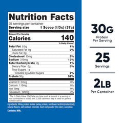 Nutricost Whey Protein Isolate Strawberry Milkshake scoop demonstrates easy serving and accuracy.