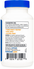 Nutricost Zinc Chelate serving setup showing 50mg dosage