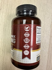 NutriFlair Korean Red Panax Ginseng capsules close-up for daily focus