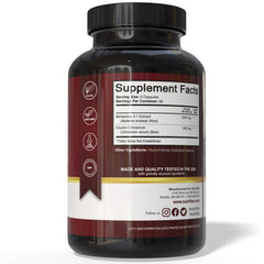 NutriFlair Organic Ceylon Cinnamon capsules for natural daily wellness.