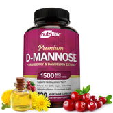 NutriFlair D-Mannose capsules bottle front highlights urinary tract support.