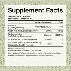 Nutriissa ACNEtane L-Carnitine capsule close-up for balanced skin