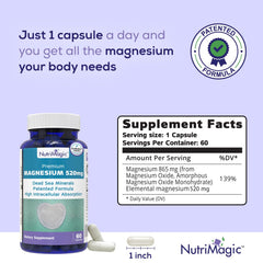 NutriMagic dead-sea-minerals-complex capsule closeup supporting healthy bones and nerves