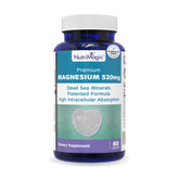 NutriMagic high-absorption magnesium bottle showing easy daily dosage for muscle support