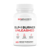 Nutrimend IQ GLP-1 Burner bottle with capsules for convenient daily use and energy.