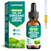NutriNeat Oregano Oil Drops bottle with olive oil carrier for daily wellness