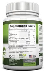 Close-up of NutriONN MCT Oil capsules showing portable, convenient form