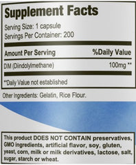 Nutrissence DIM capsules on the counter illustrate a simple daily routine with hormone metabolism support.