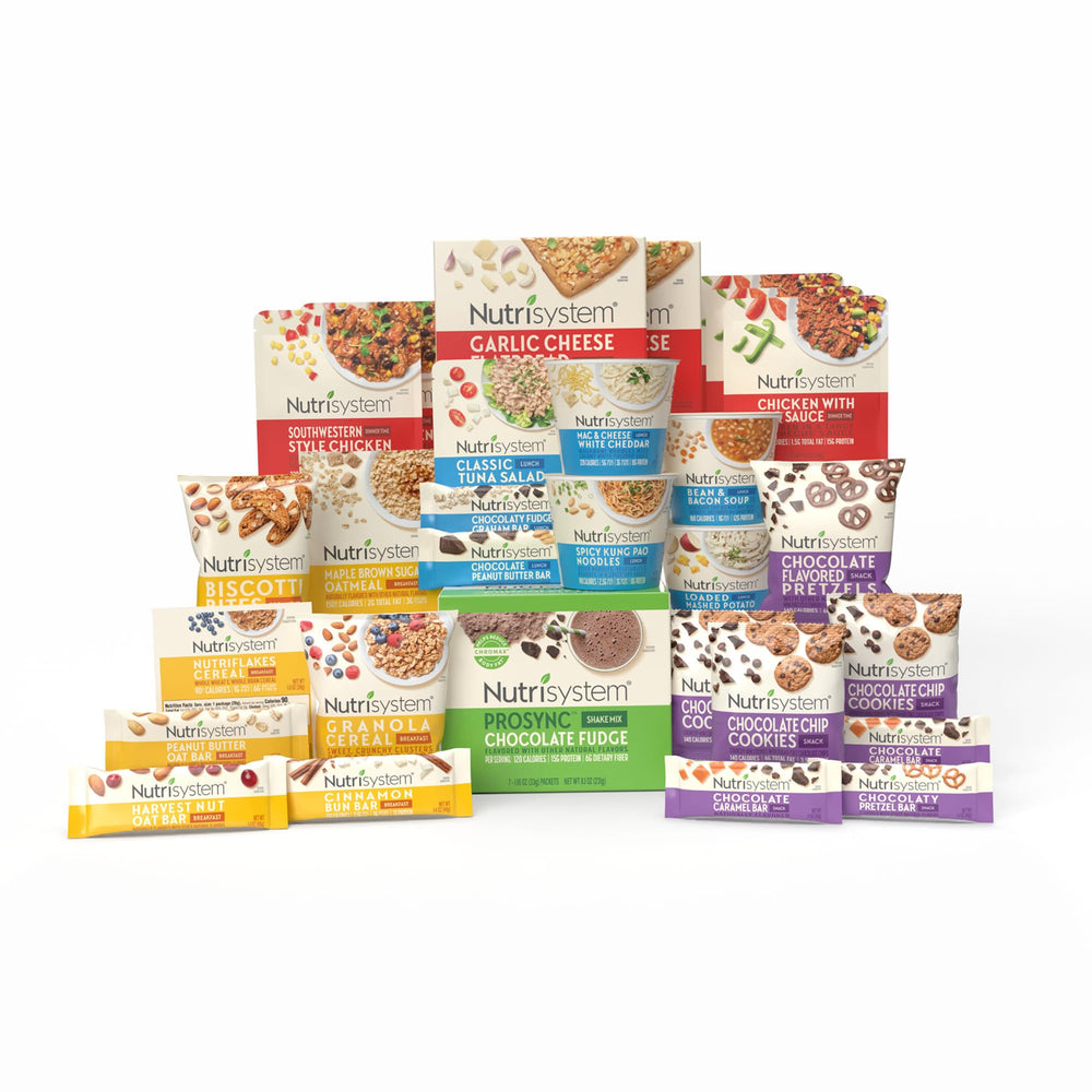 Nutrisystem Fast Five packaging image highlights a complete 7-day kit for simple weight-management planning