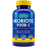 Nutrition Essentials Probiotics bottle pour shows easy daily gut support.