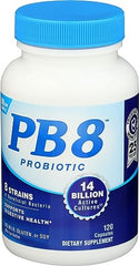 Close-up of Nutrition Now PB8 Acidophilus capsules for easy daily intake.