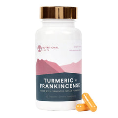 Nutritional Roots turmeric-frankincense-bottle shows joint support potential with a science-backed blend.