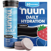 Nuun Energy Berry Blast bottle ready for on-the-go hydration and gentle energy.