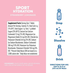 Nuun Hydration Active Strawberry Lemonade drink after dissolving, tasting refreshing