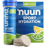 Nuun Sport Lemon Lime tube ready for on-the-go hydration