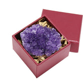 Nvzi amethyst raw crystal cluster shows natural purple tones ideal for meditation decor.