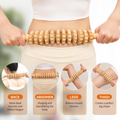 NXCYLW curved roller massager focusing on deep-tissue work for neck, shoulders, and back