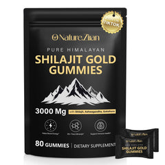O NATURE . ZIRAN Shilajit Gummies packaging for easy daily wellness.