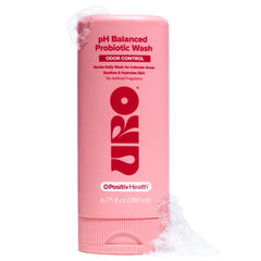 O Positiv URO pH Balanced Probiotic Wash bottle front for daily balanced cleansing