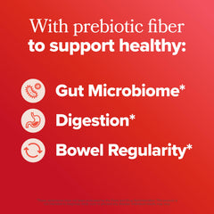O Positiv URO Fiber Gummies close-up showing chewy texture and fiber benefits.
