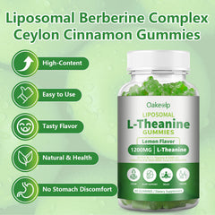 Oakevlp formula panel highlights L-Theanine and GABA blend