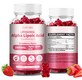 Oakevlp liposomal ALA gummies 2000mg serving for antioxidant support and easy daily use