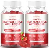 Oakevlp liposomal red yeast rice gummies pack designed for heart health support