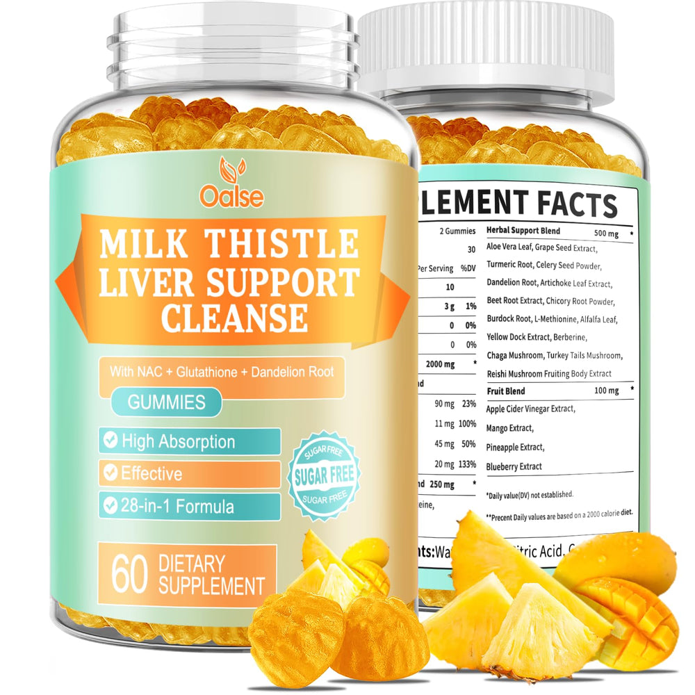 OALSE Liver Cleanse bottle front, convenient daily support for busy lifestyles.