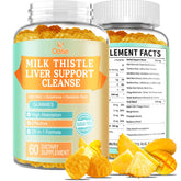 OALSE Liver Cleanse bottle front, convenient daily support for busy lifestyles.