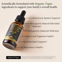 OASIS FORCE oregano oil with rosemary and thyme highlighting synergistic ingredients