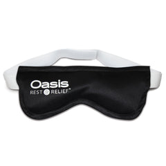 Oasis Rest & Relief eye mask soft padding provides gentle contact around the eyes.