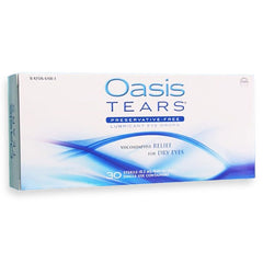 Oasis Tears supports ocular surface moisture during screen use for comfort.