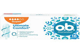 o.b. ProComfort packaging front view shows portable protection for everyday use